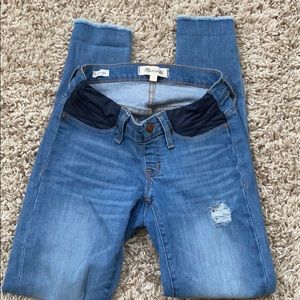 Madewell skinny maternity jeans